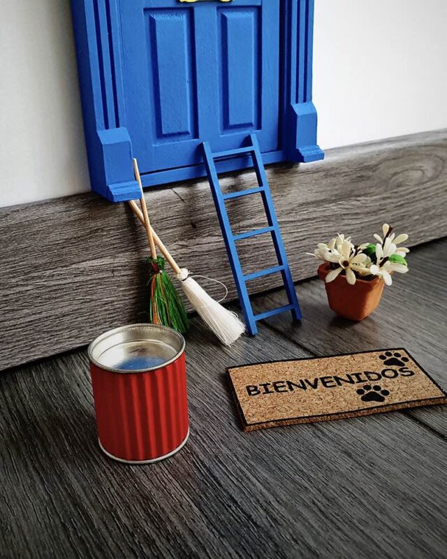 Puerta del Ratón Pérez Azul Rey - Tienda del Ratón Perez